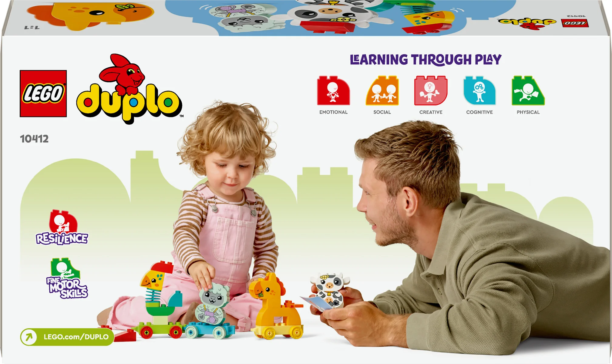 LEGO DUPLO My First Animal Train Learning Toy 10412 - Image 3