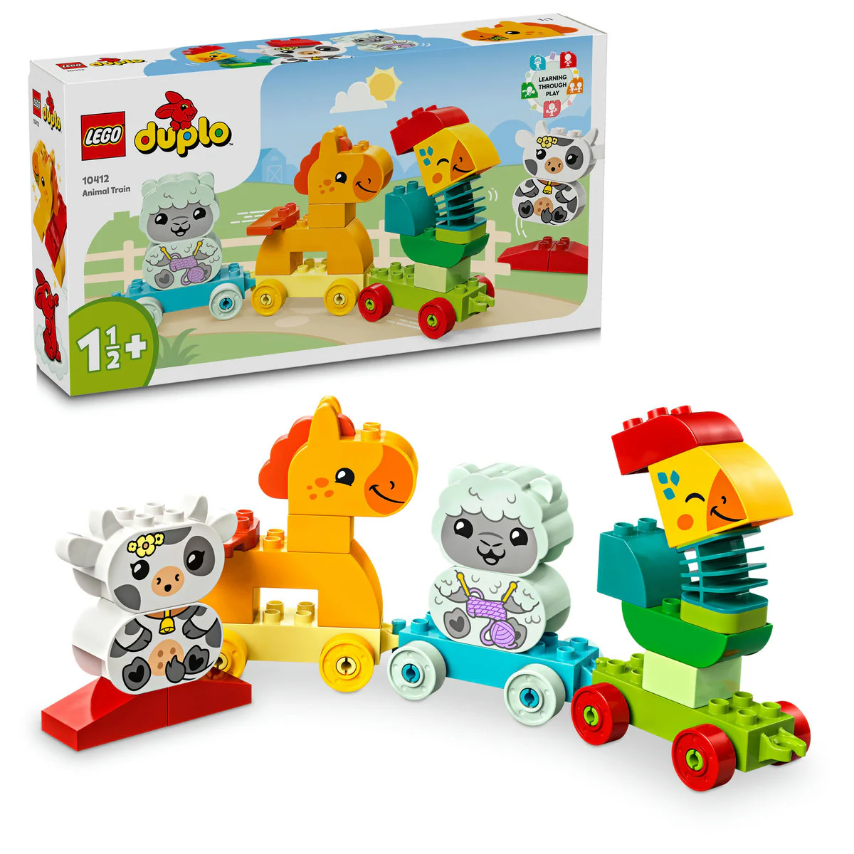 LEGO DUPLO My First Animal Train Learning Toy 10412 - Image 4