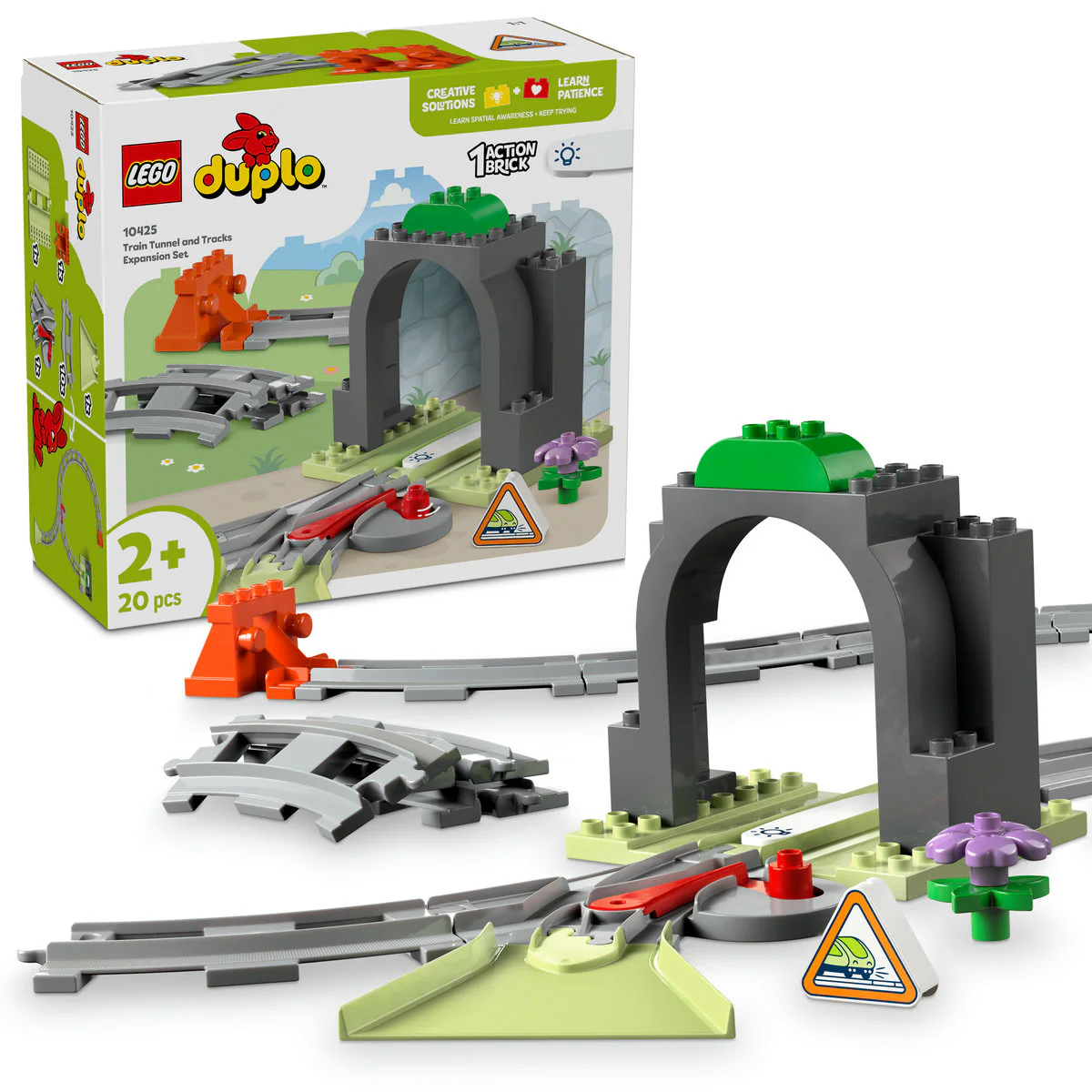 LEGO DUPLO Train Tunnel and Tracks Expansion Set 10425 - Image 4