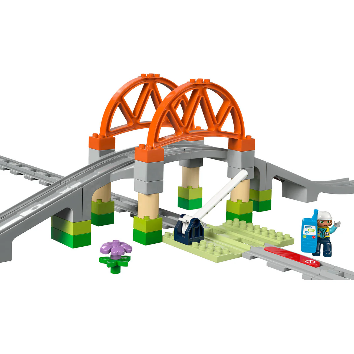 LEGO DUPLO Train Bridge and Tracks Expansion 10426 - Image 5
