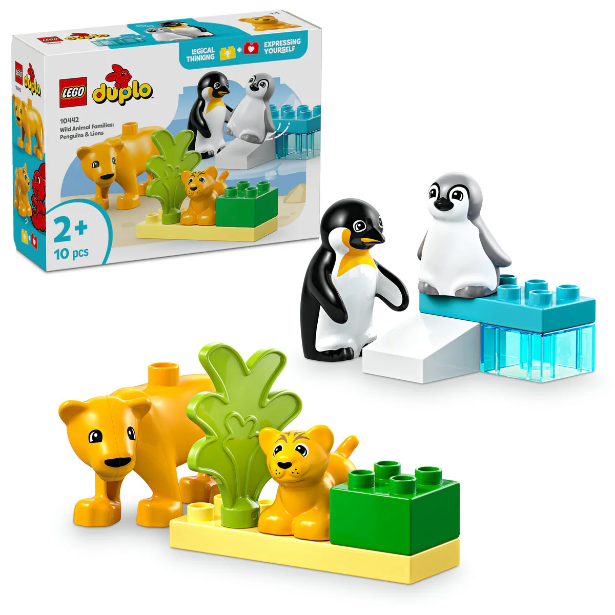 LEGO DUPLO Wild Animal Families: Penguins & Lions 10442 - Image 4