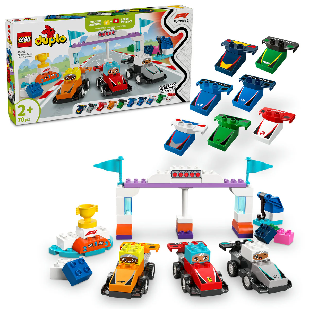LEGO F1® Team Race Cars & Drivers 10445 - Image 4