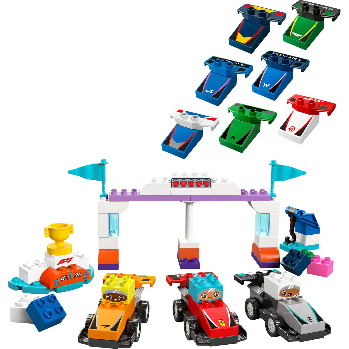 LEGO F1® Team Race Cars & Drivers 10445 - Image 5