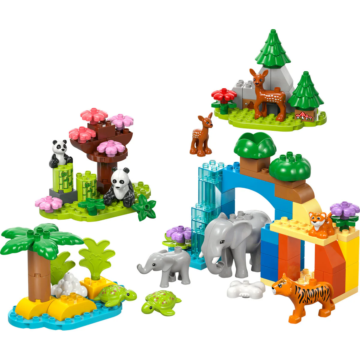 LEGO DUPLO 3in1 Wild Animal Families Toy Set 10446 - Image 2
