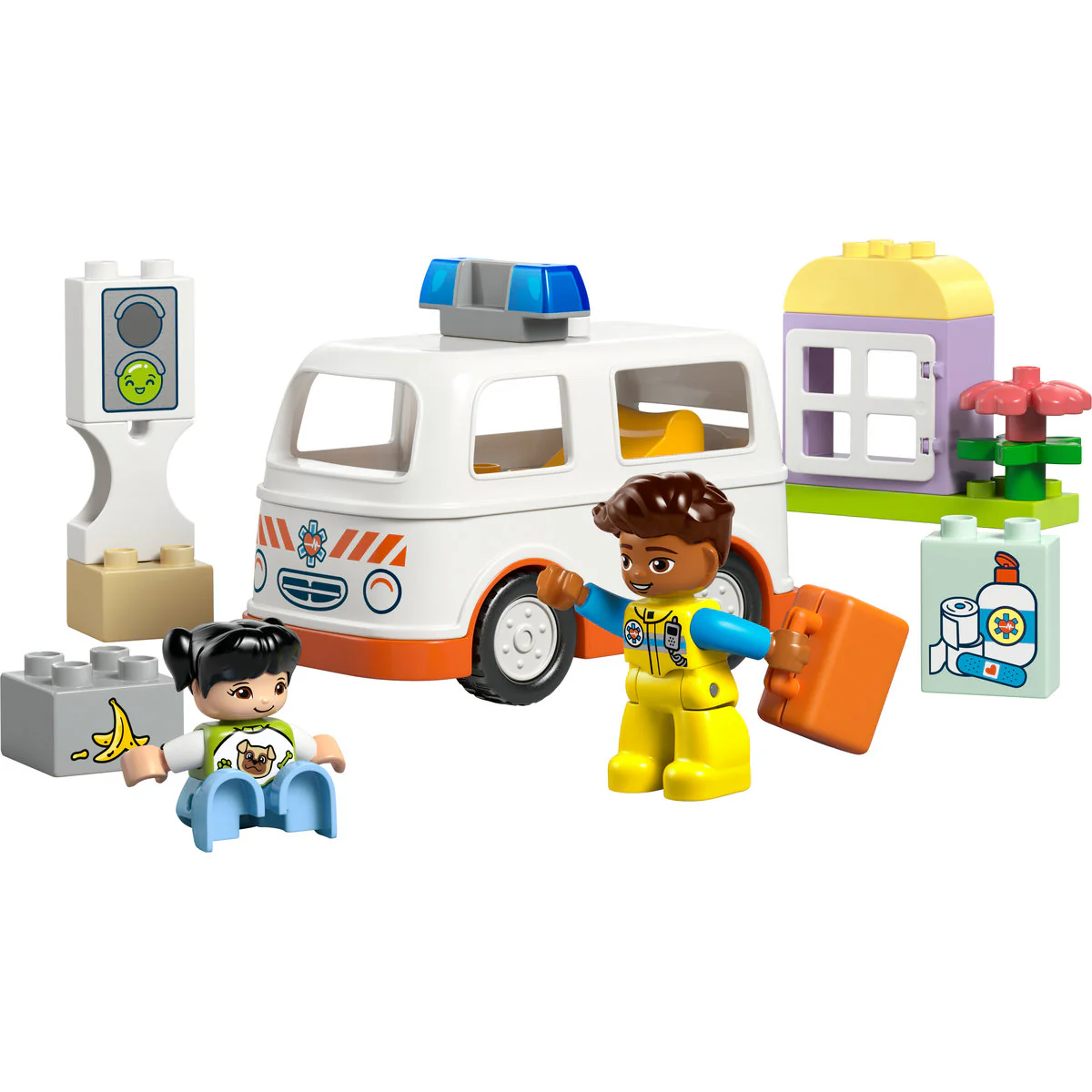 LEGO DUPLO Ambulance & Driver Educational Toys 10447 - Image 2