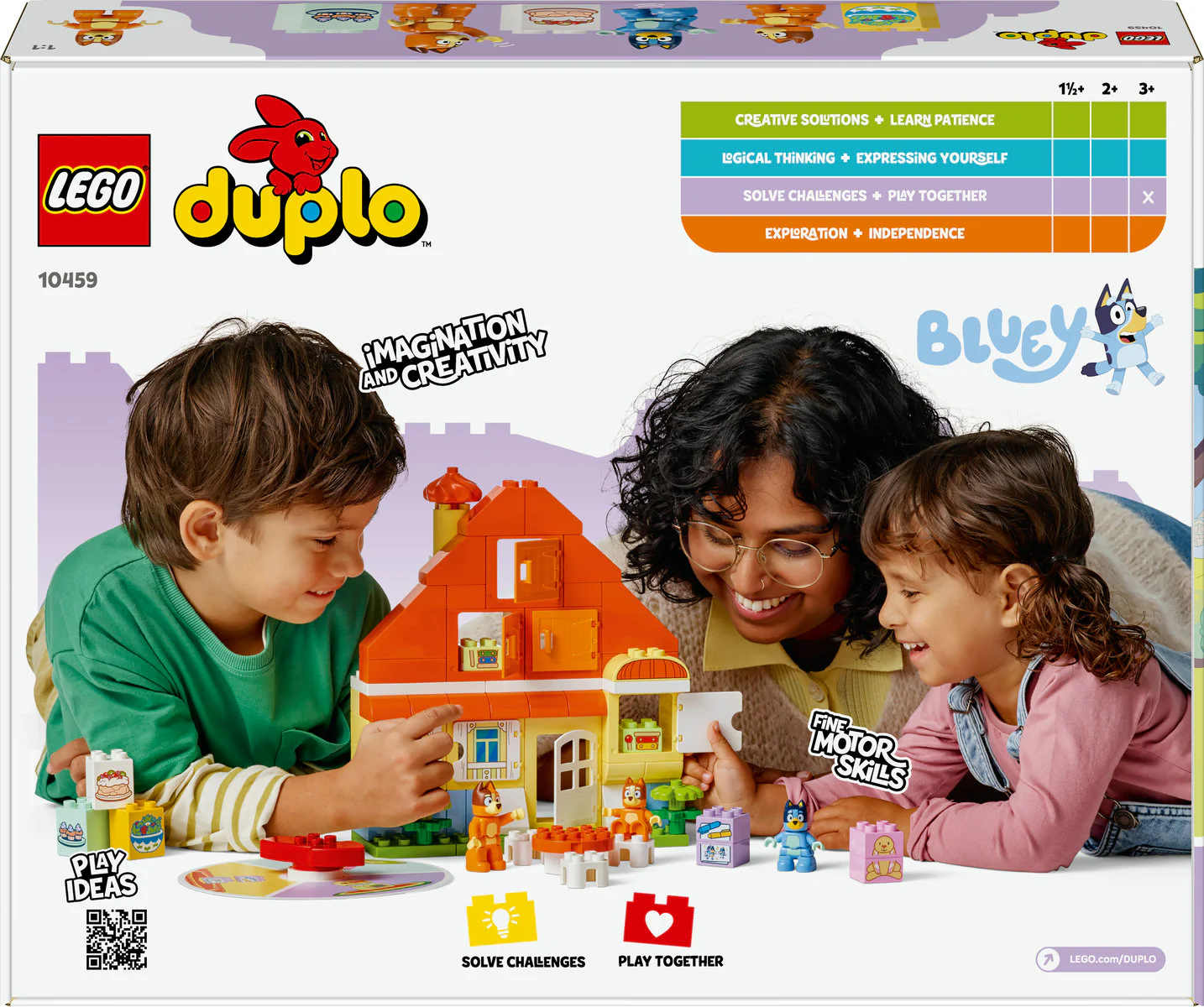 LEGO DUPLO Bluey: Bluey’s Family House with Memory Game 10459 - Image 4