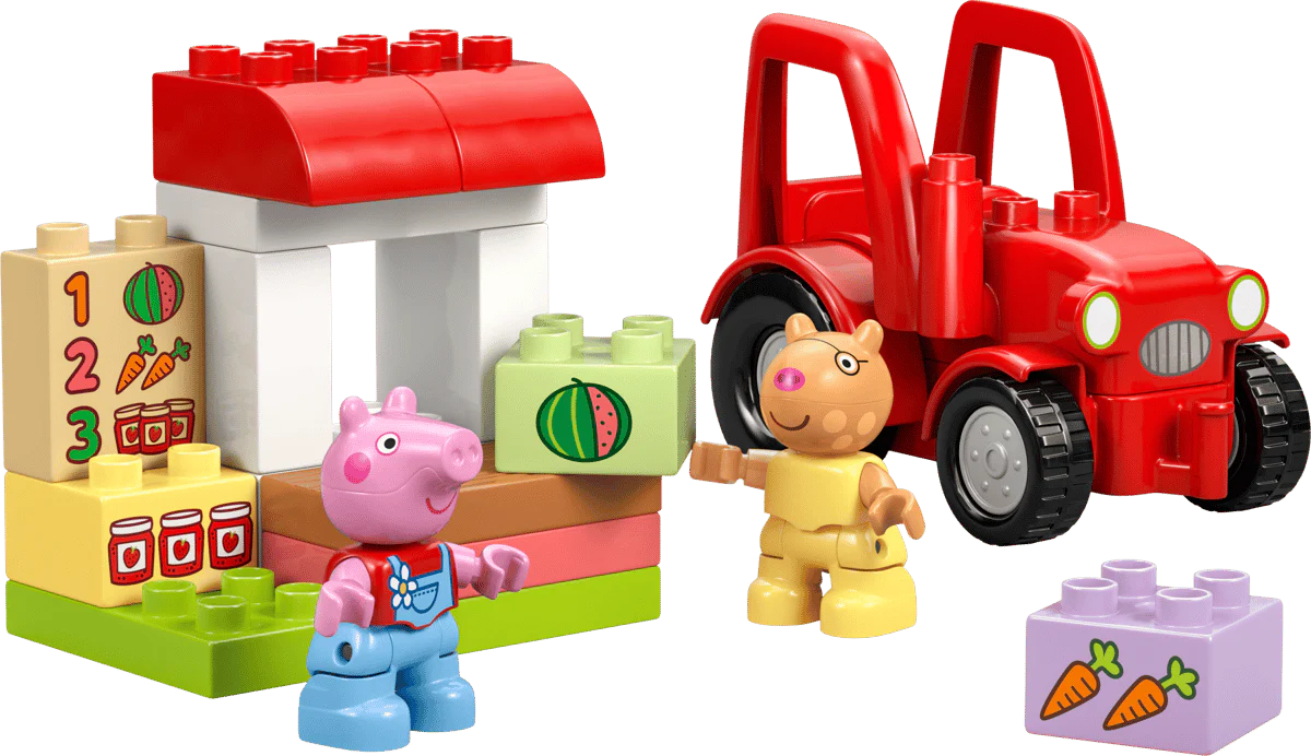 LEGO DUPLO Peppa Pig Tractor and Market Toy 10468 - Image 2