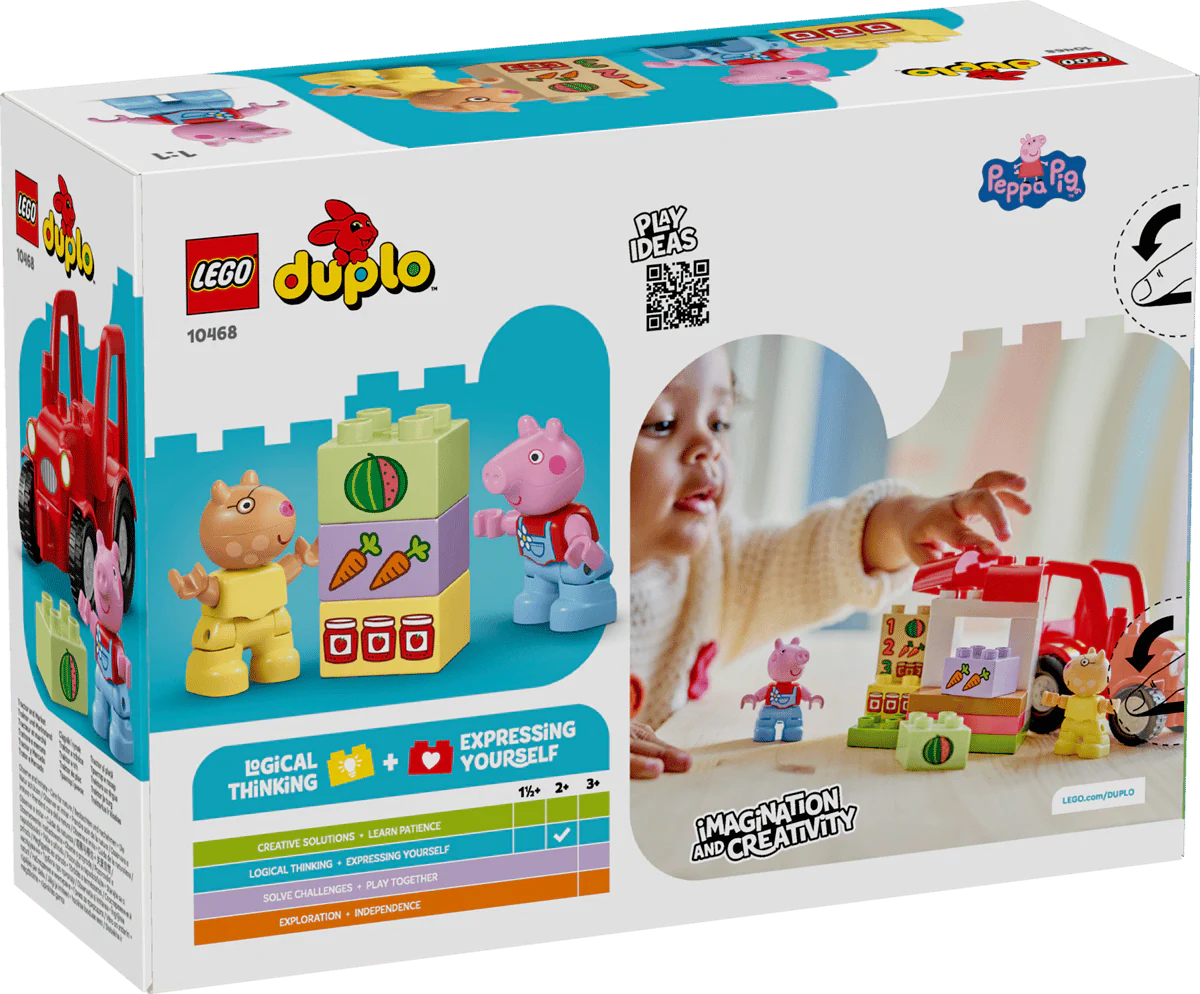 LEGO DUPLO Peppa Pig Tractor and Market Toy 10468 - Image 3