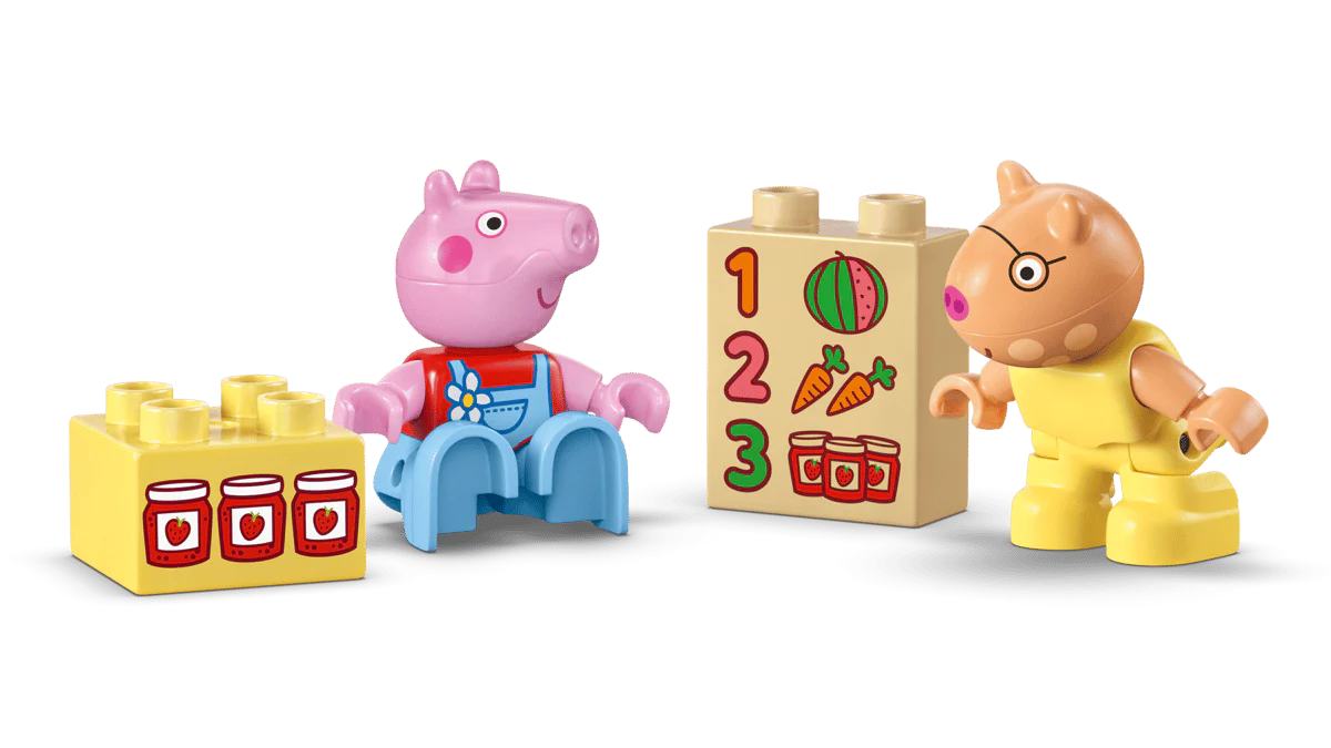 LEGO DUPLO Peppa Pig Tractor and Market Toy 10468 - Image 4
