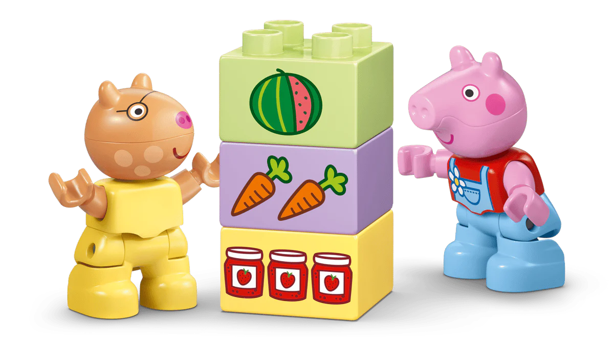 LEGO DUPLO Peppa Pig Tractor and Market Toy 10468 - Image 6