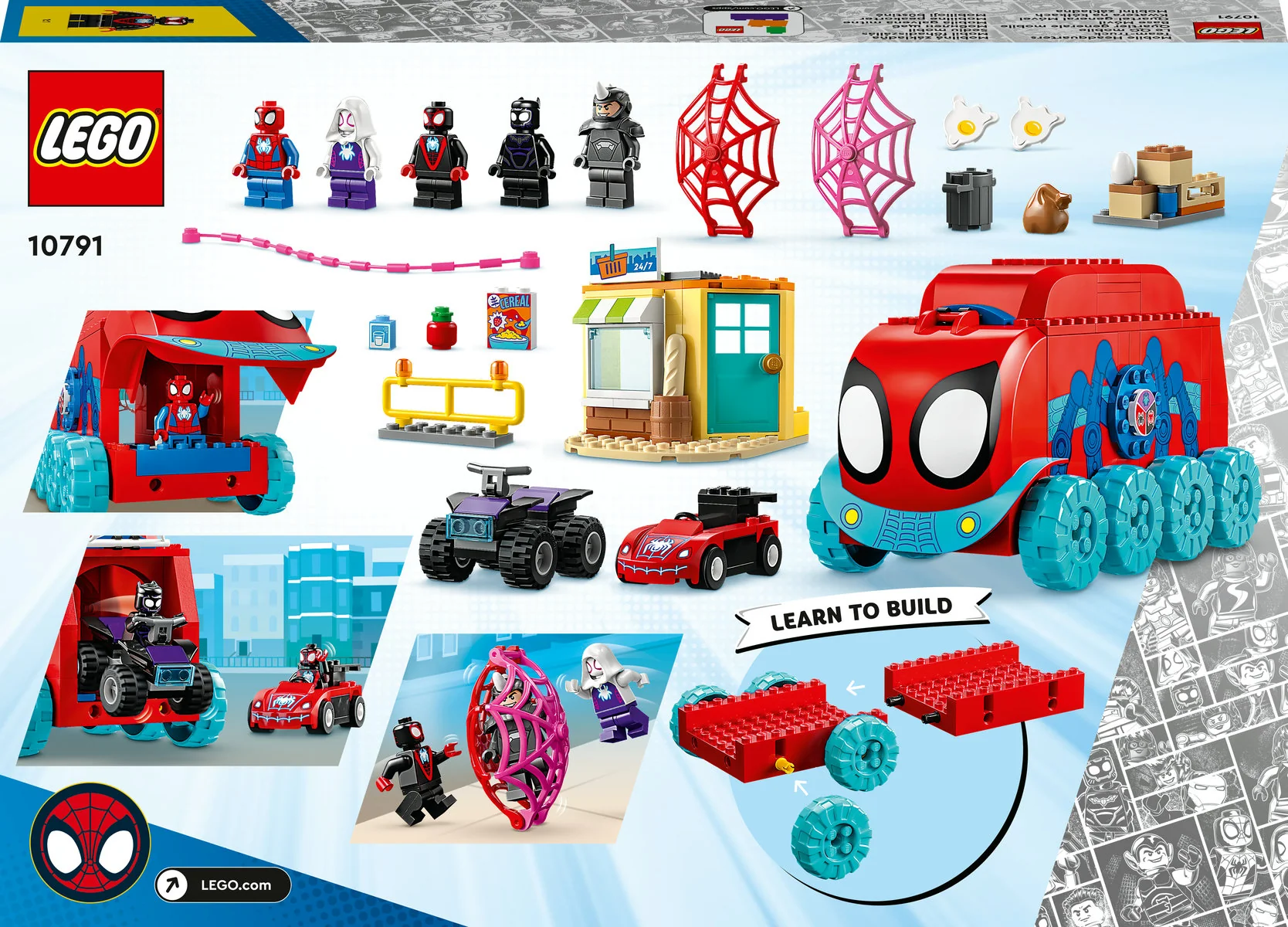 LEGO Marvel Team Spidey's Mobile Headquarters Set 10791 - Image 3