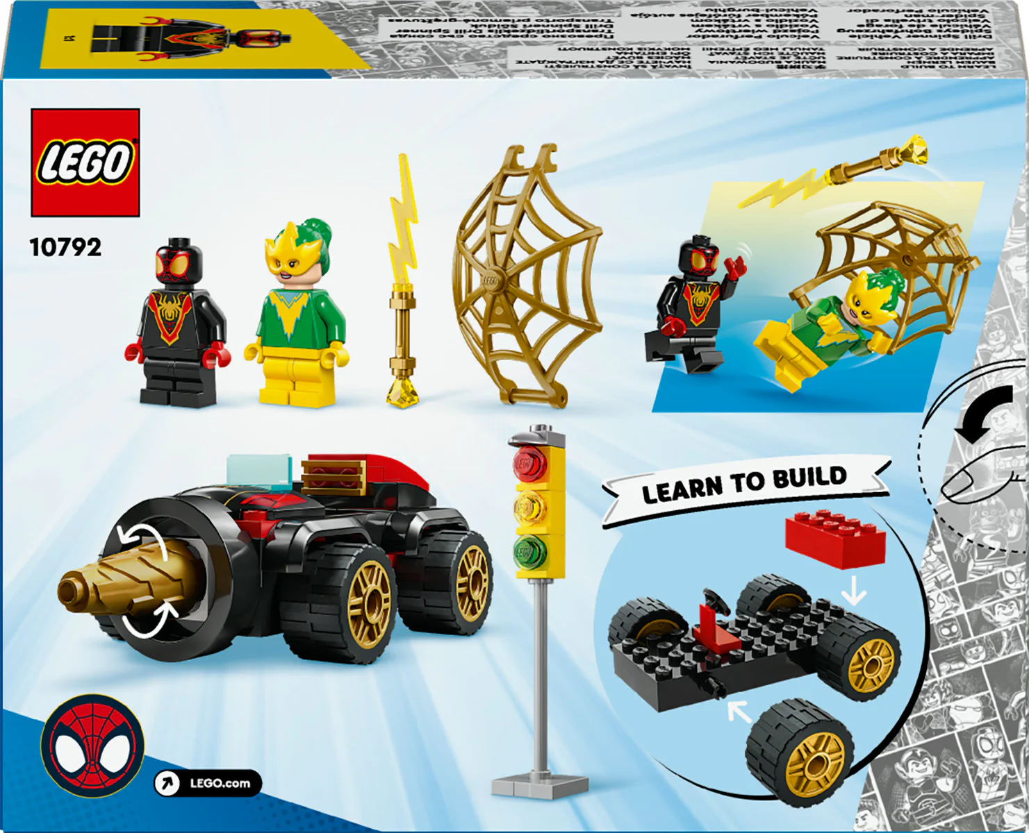 LEGO Marvel Spidey and his Amazing Friends Drill Spinner Vehicle 10792 - Image 3