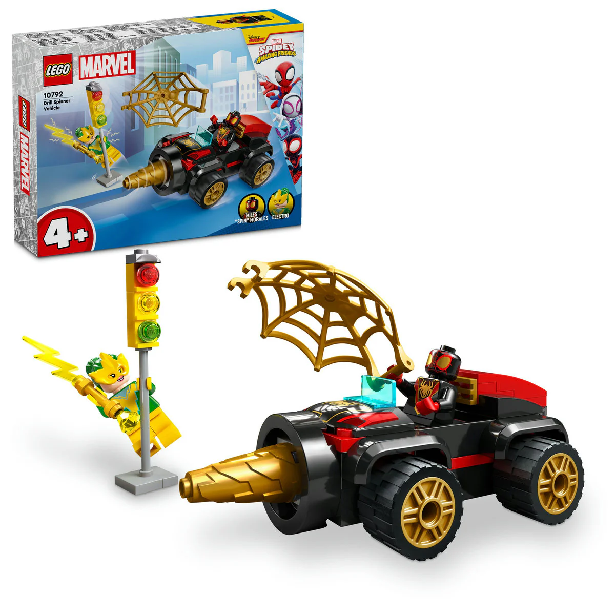 LEGO Marvel Spidey and his Amazing Friends Drill Spinner Vehicle 10792 - Image 4
