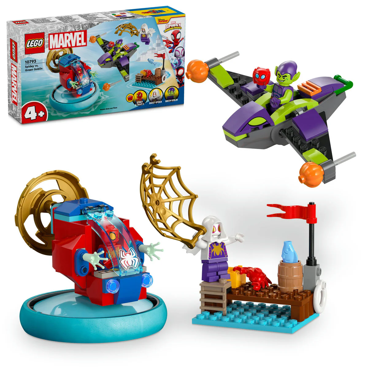 LEGO Marvel Spidey and his Amazing Friends Spidey vs. Green Goblin 10793 - Image 4