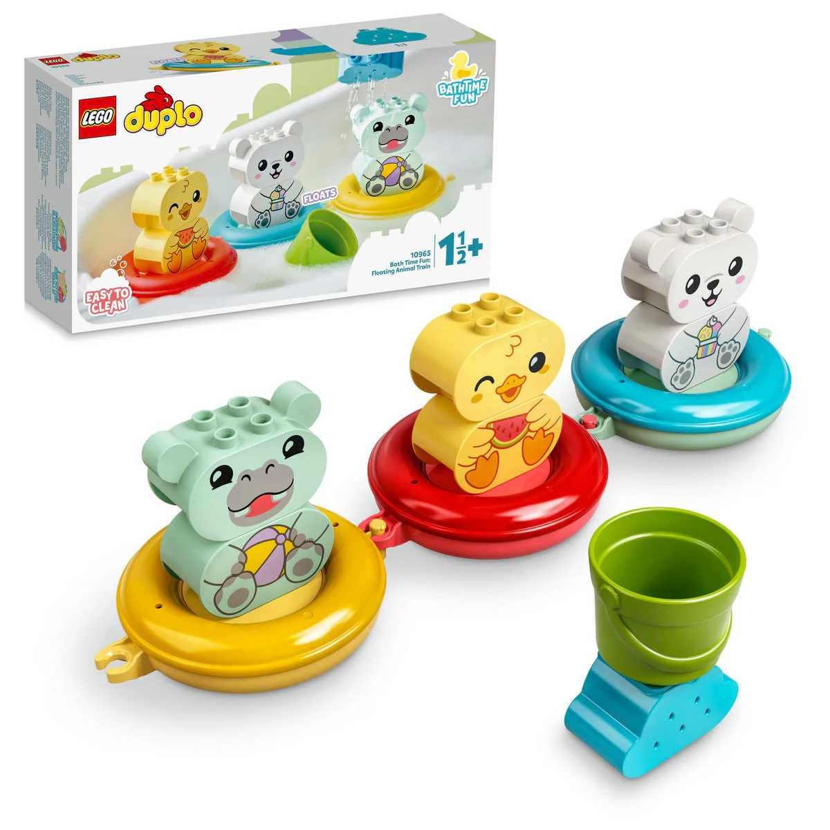 LEGO DUPLO Bath Time Fun: Floating Animal Train 10965 - Image 4