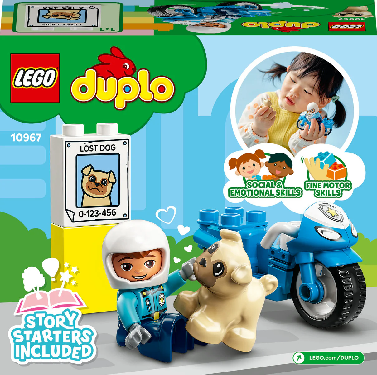 LEGO DUPLO Police Motorcycle 10967 - Image 3