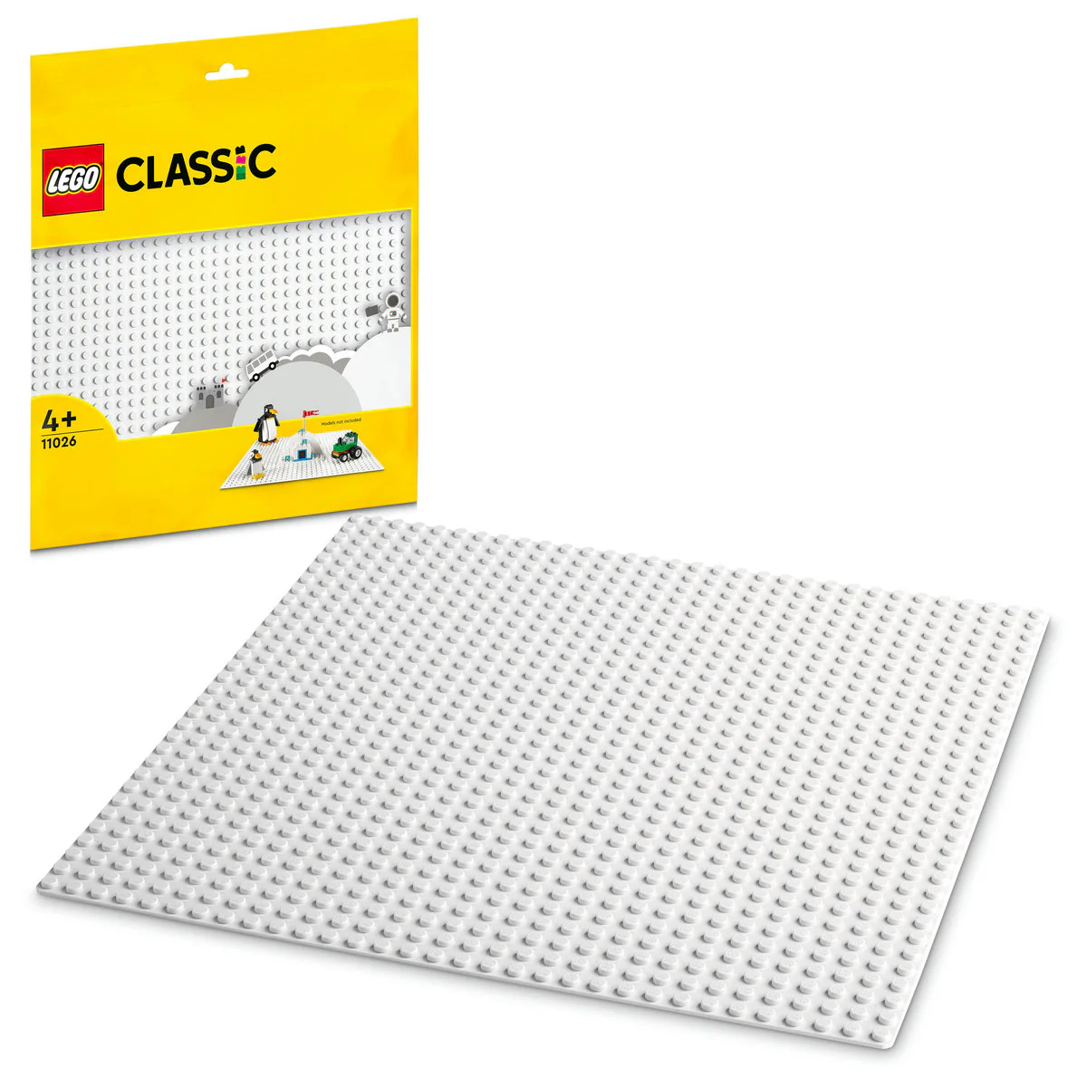 LEGO Classic White Baseplate 11026 - Image 3