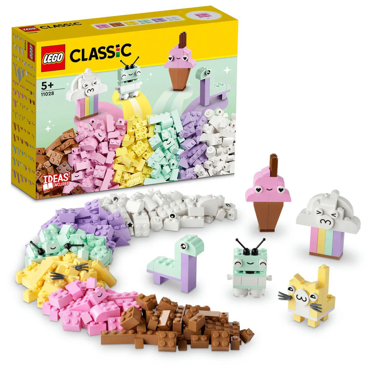 LEGO Classic Creative Pastel Fun Building Toys 11028 - Image 4