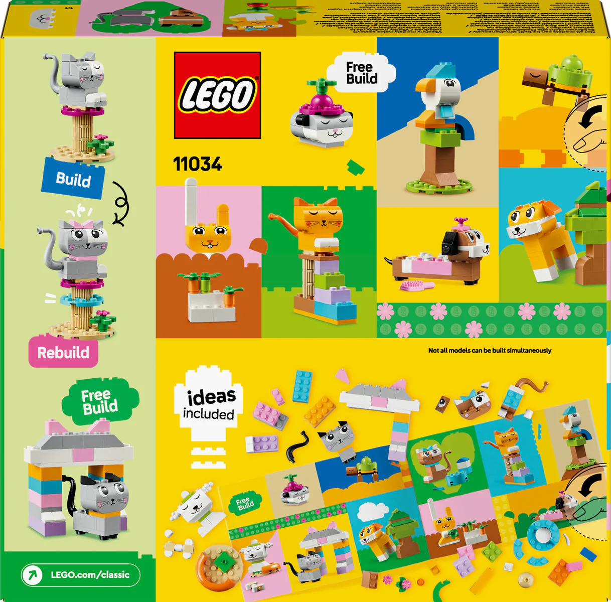 LEGO Classic Creative Pets Toy Animal Figures 11034 - Image 3