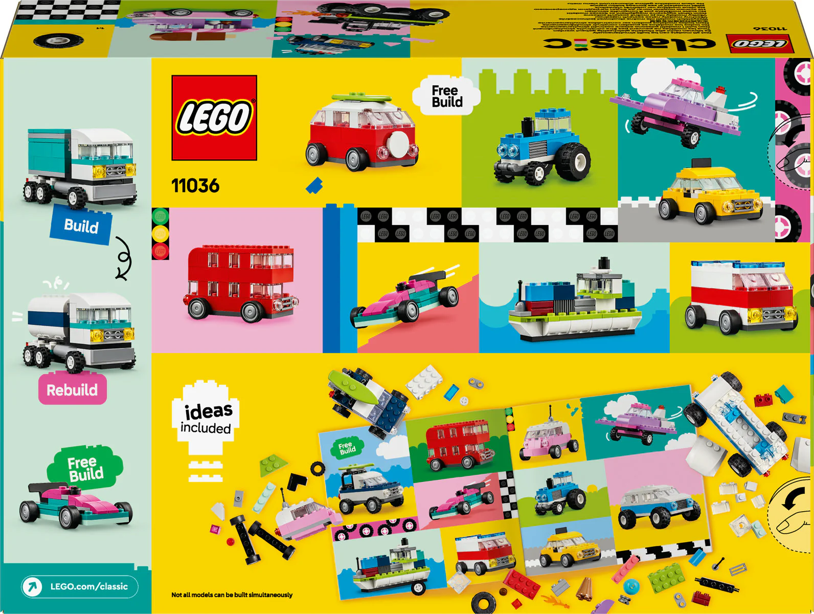 LEGO Classic Creative Vehicles Building Toys 11036 - Image 3
