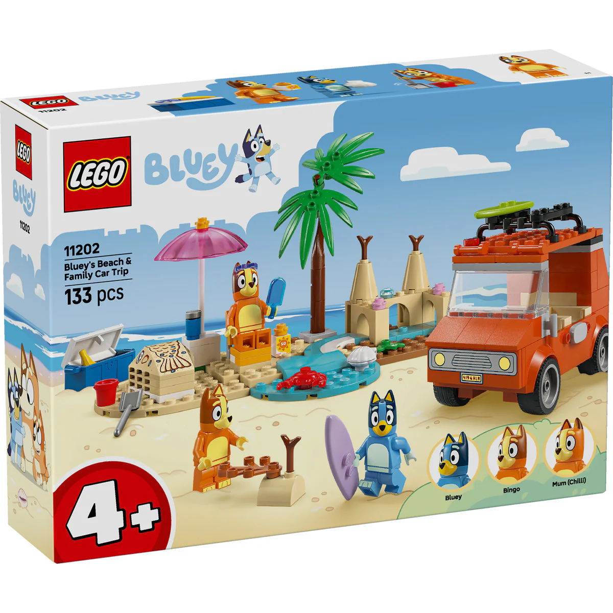 LEGO Bluey: Bluey’s Beach & Family Car Trip 11202 - Image 2
