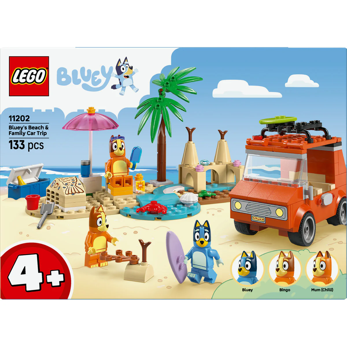 LEGO Bluey: Bluey’s Beach & Family Car Trip 11202 - Image 3