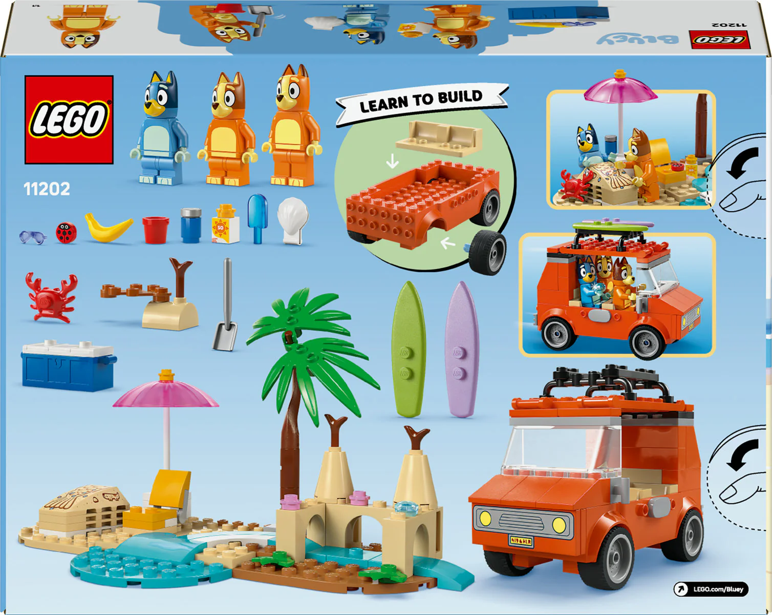 LEGO Bluey: Bluey’s Beach & Family Car Trip 11202 - Image 4