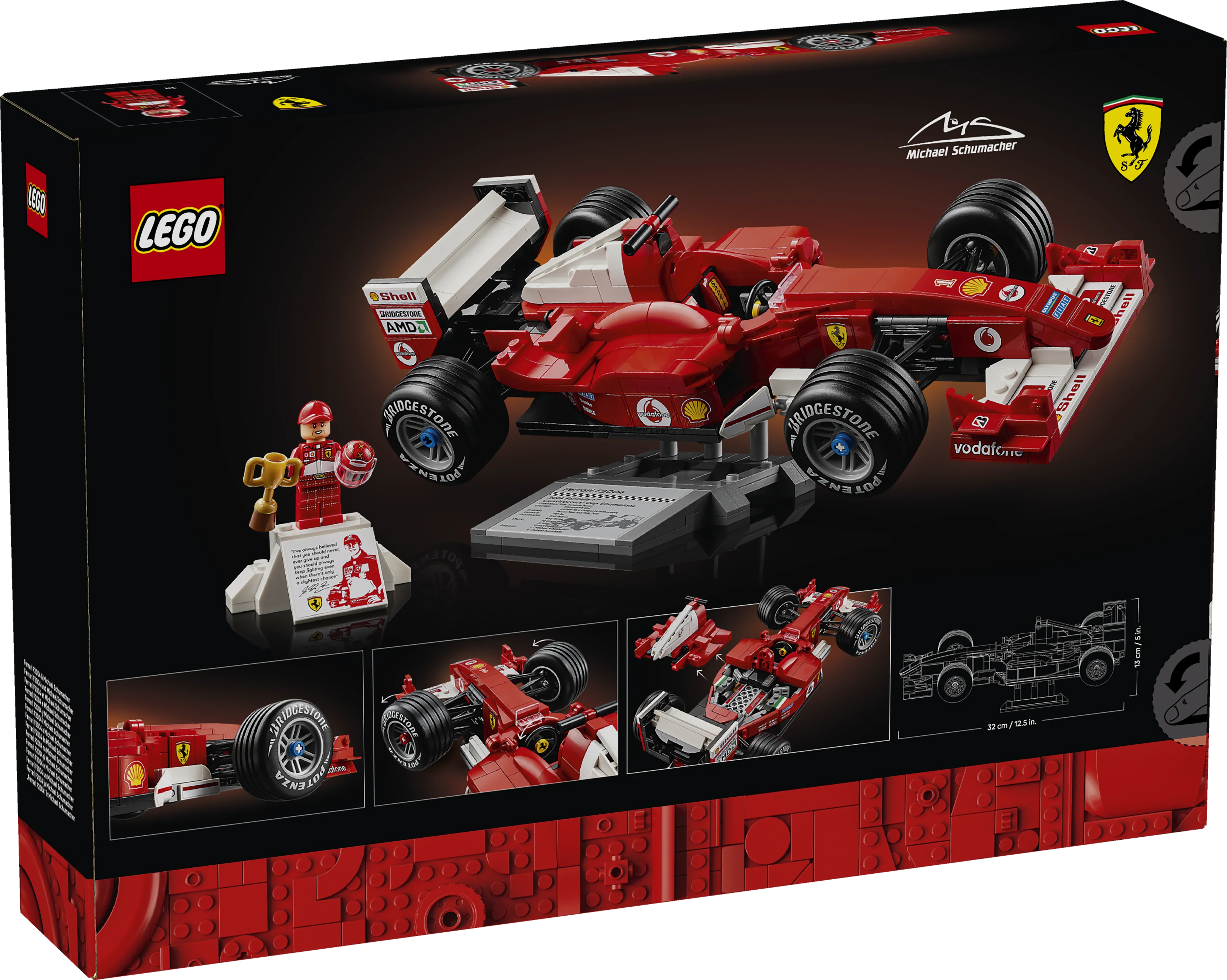 LEGO Icons Ferrari F2004 & Michael Schumacher 11375 - Image 3