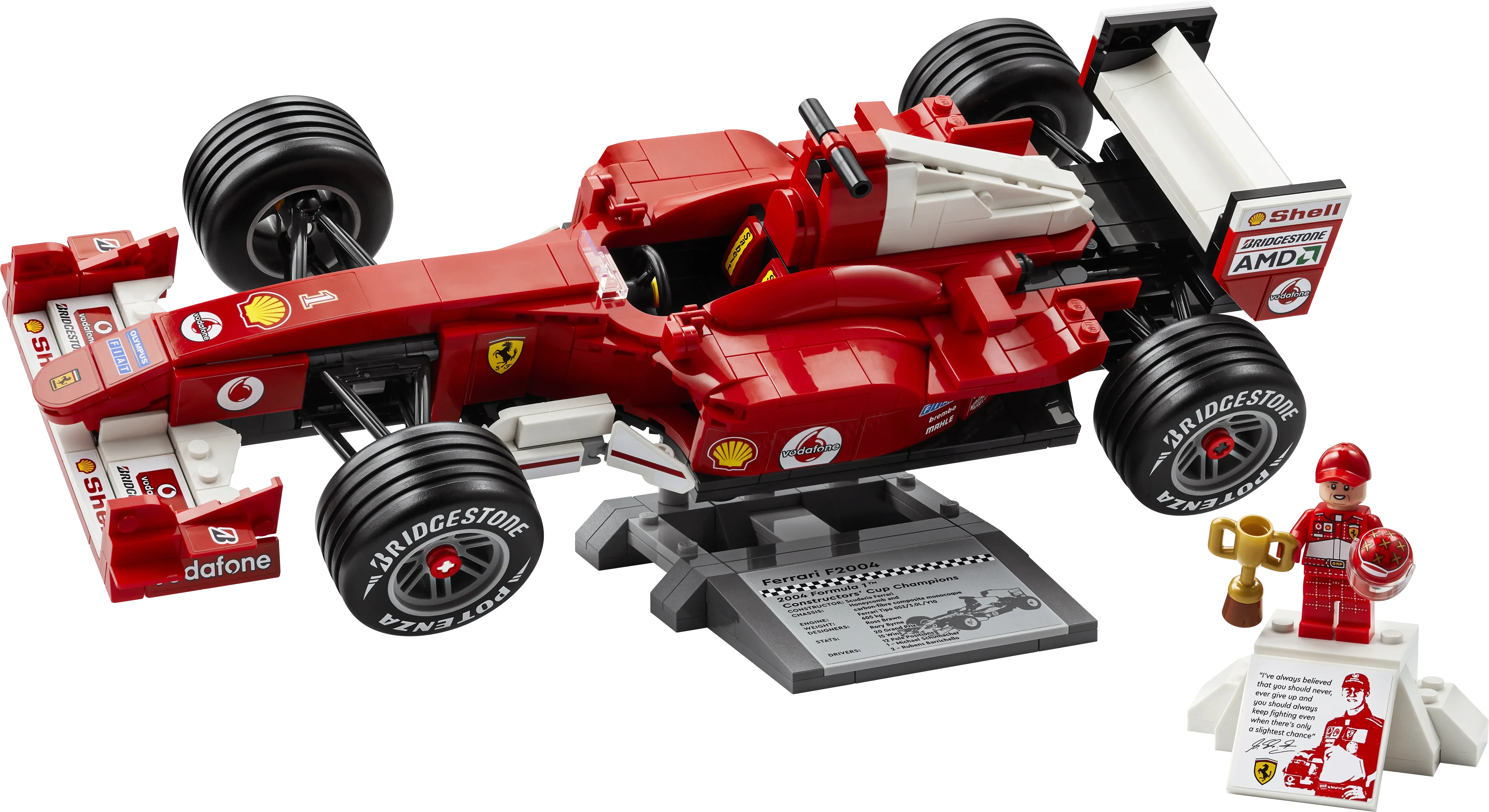 LEGO Icons Ferrari F2004 & Michael Schumacher 11375 - Image 4