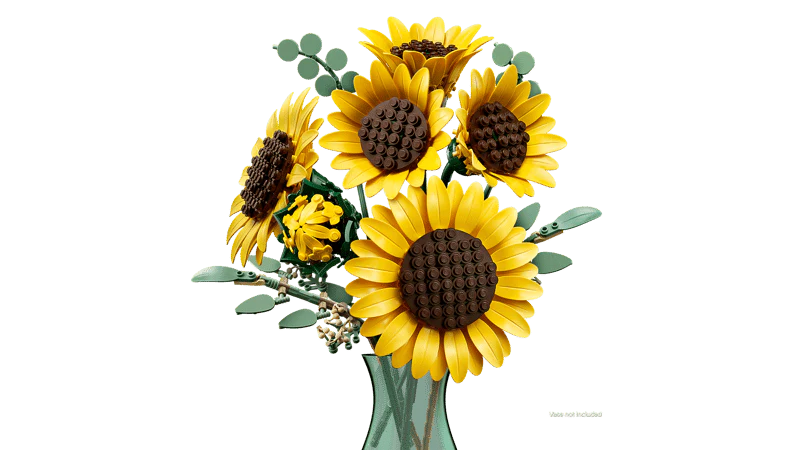 LEGO Botanicals Sunflower Bouquet Flower Decor 11502 - Image 2