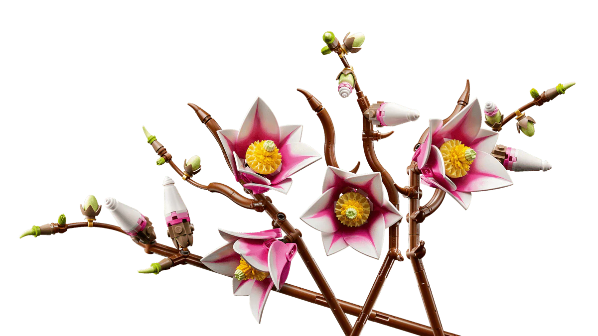 LEGO Botanicals Magnolia Branches Flower Decor 11510 - Image 4