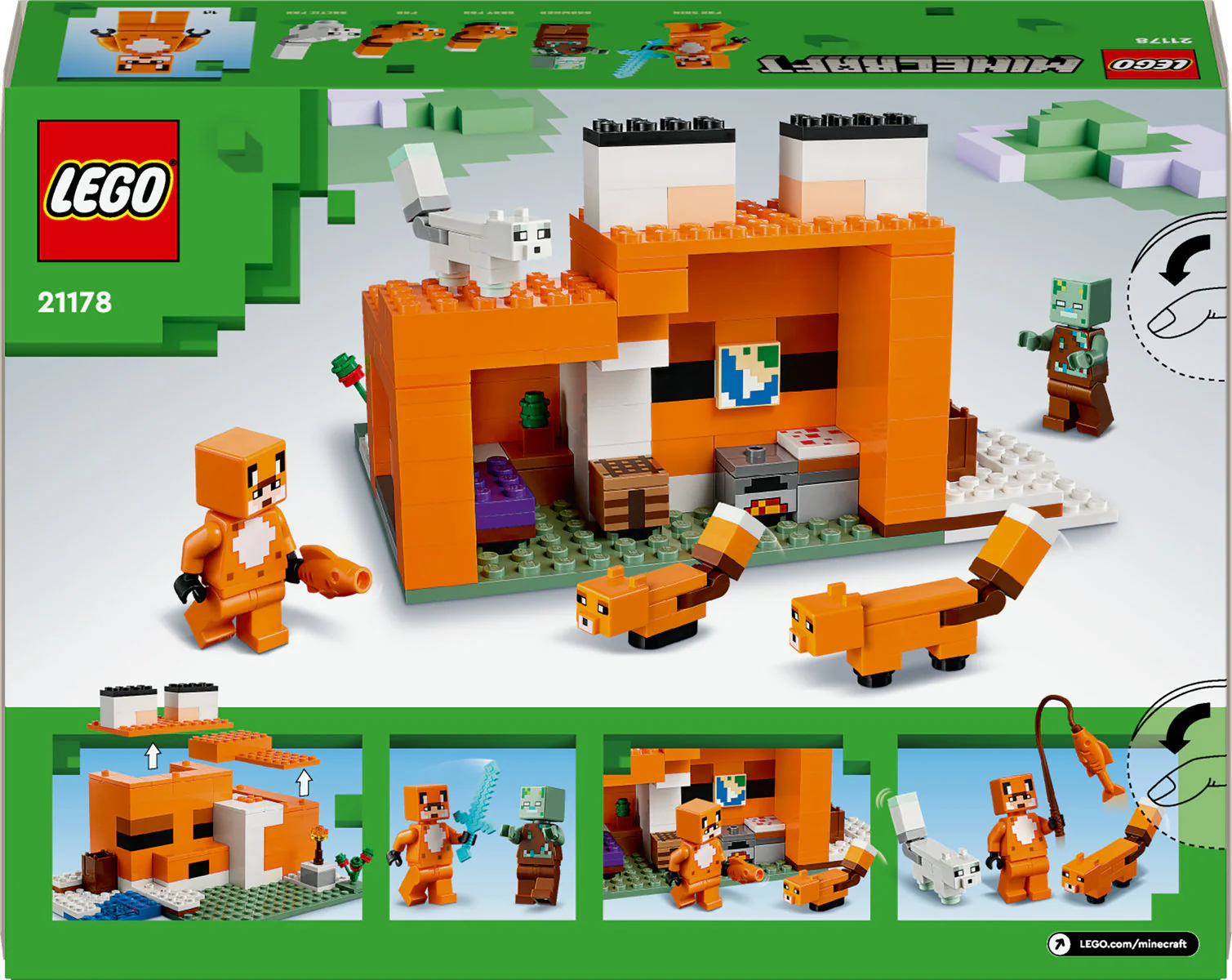 LEGO Minecraft The Fox Lodge 21178 - Image 3