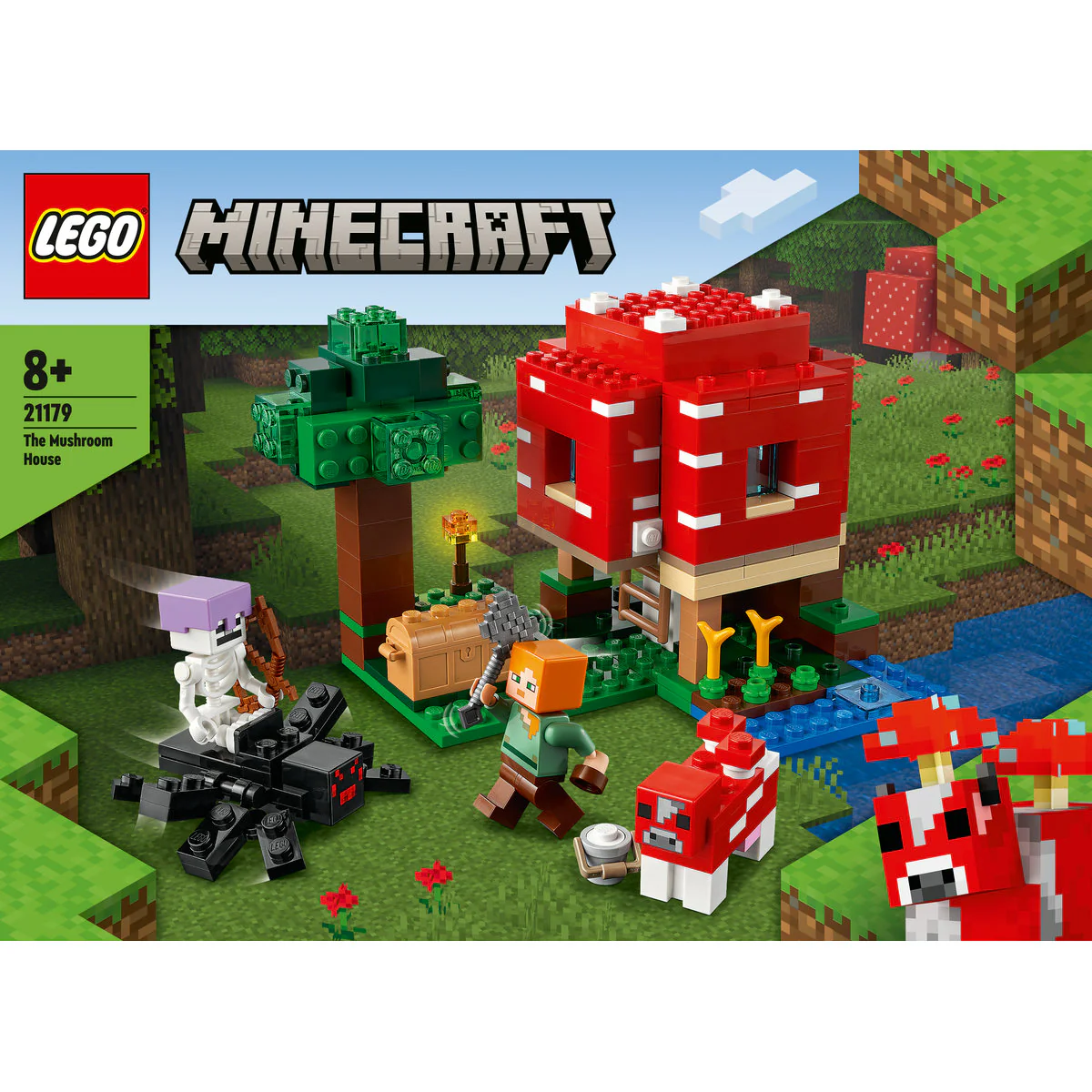 LEGO Minecraft The Mushroom House 21179 - Image 2