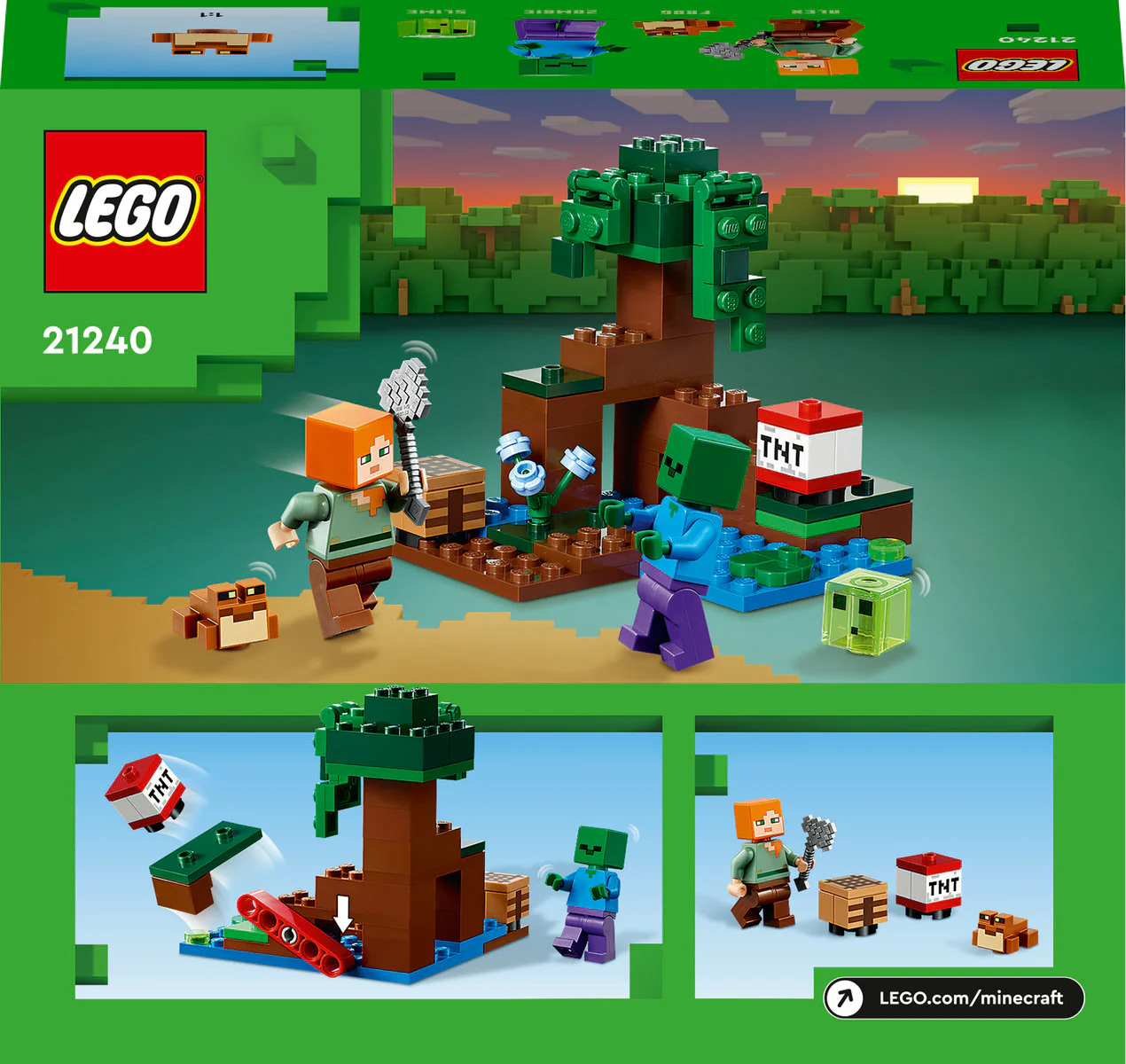 LEGO Minecraft The Swamp Adventure Biome Set 21240 - Image 3