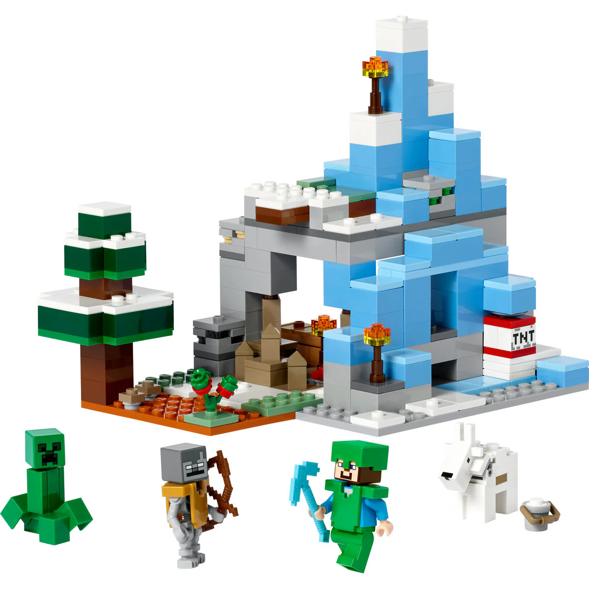 LEGO Minecraft The Frozen Peaks Toy Set 21243 - Image 5