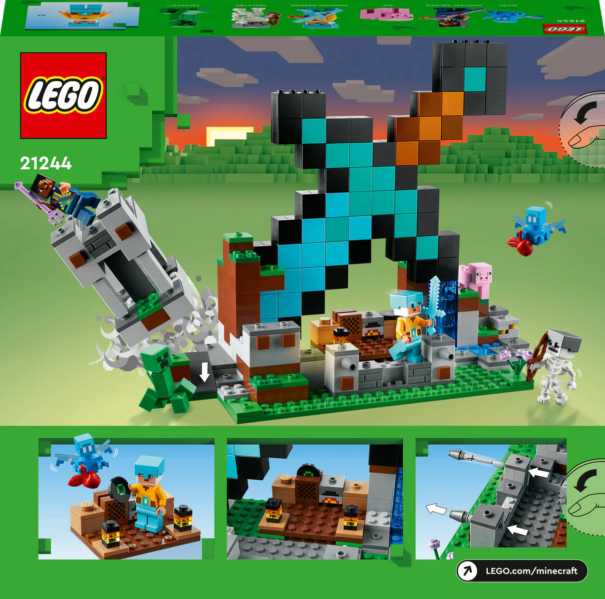 LEGO Minecraft The Sword Outpost Building Toy 21244 - Image 3