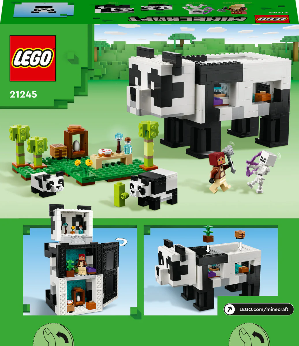 LEGO Minecraft The Panda Haven House Set 21245 - Image 3