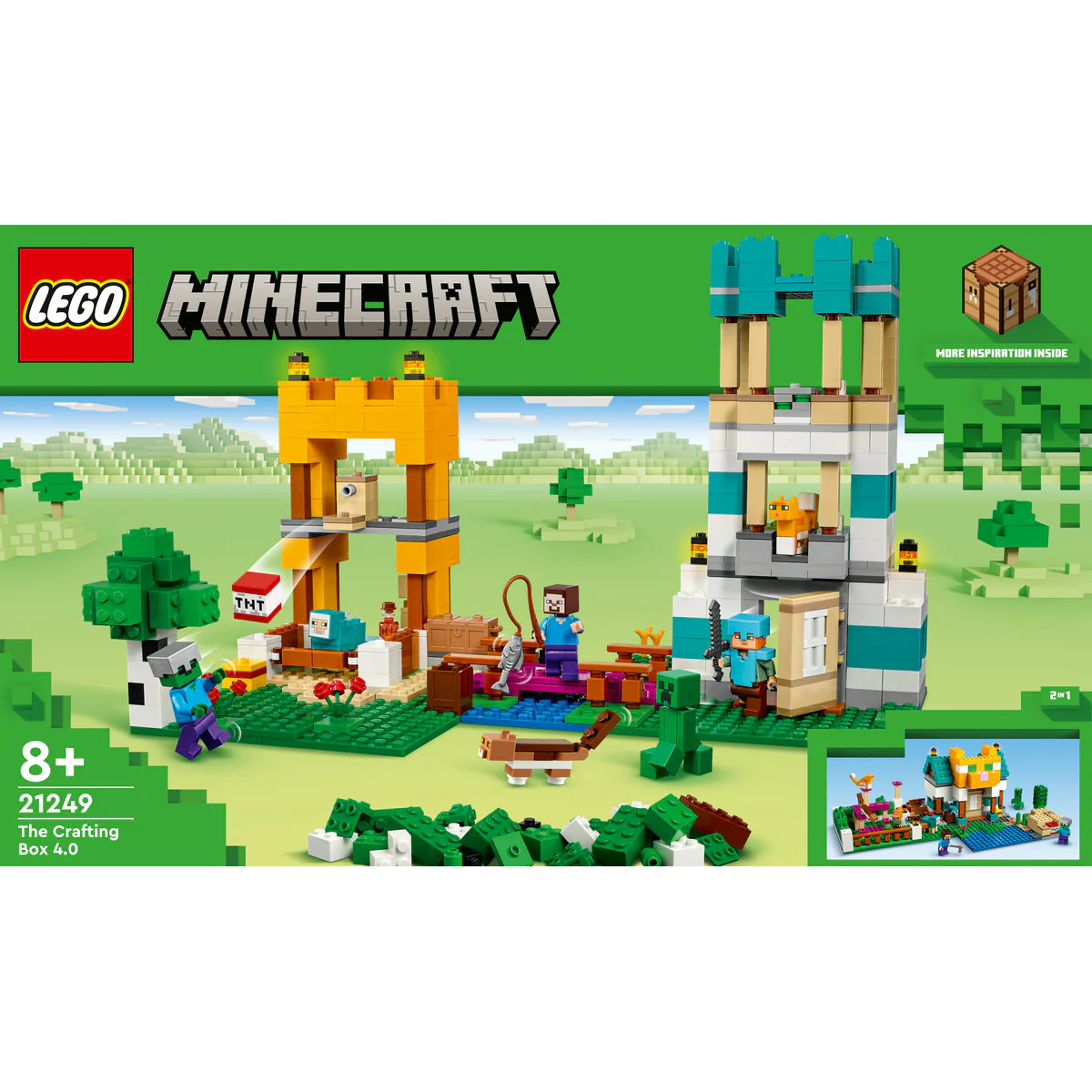 LEGO Minecraft The Crafting Box 4.0 2in1 Set 21249 - Image 2