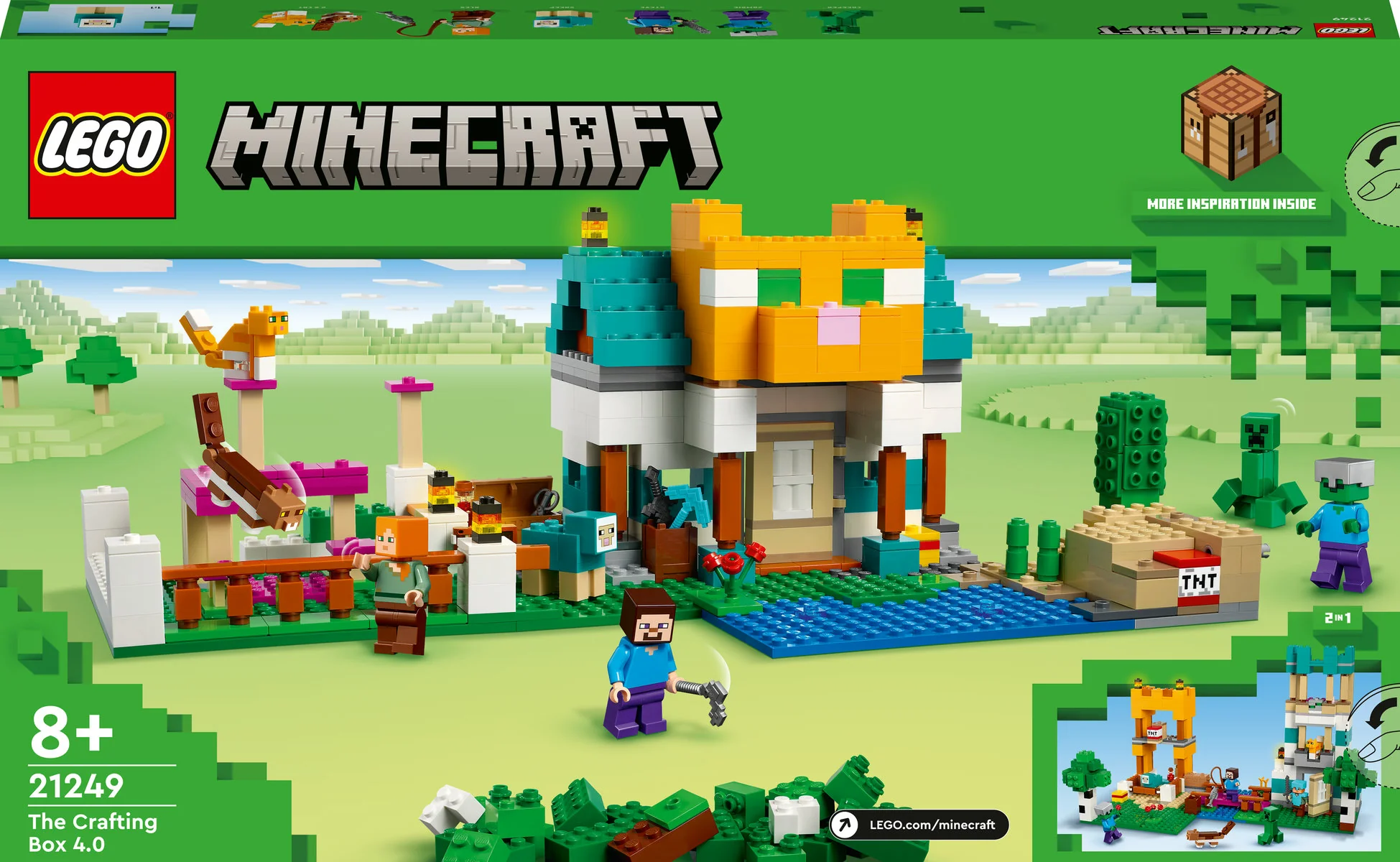 LEGO Minecraft The Crafting Box 4.0 2in1 Set 21249 - Image 3