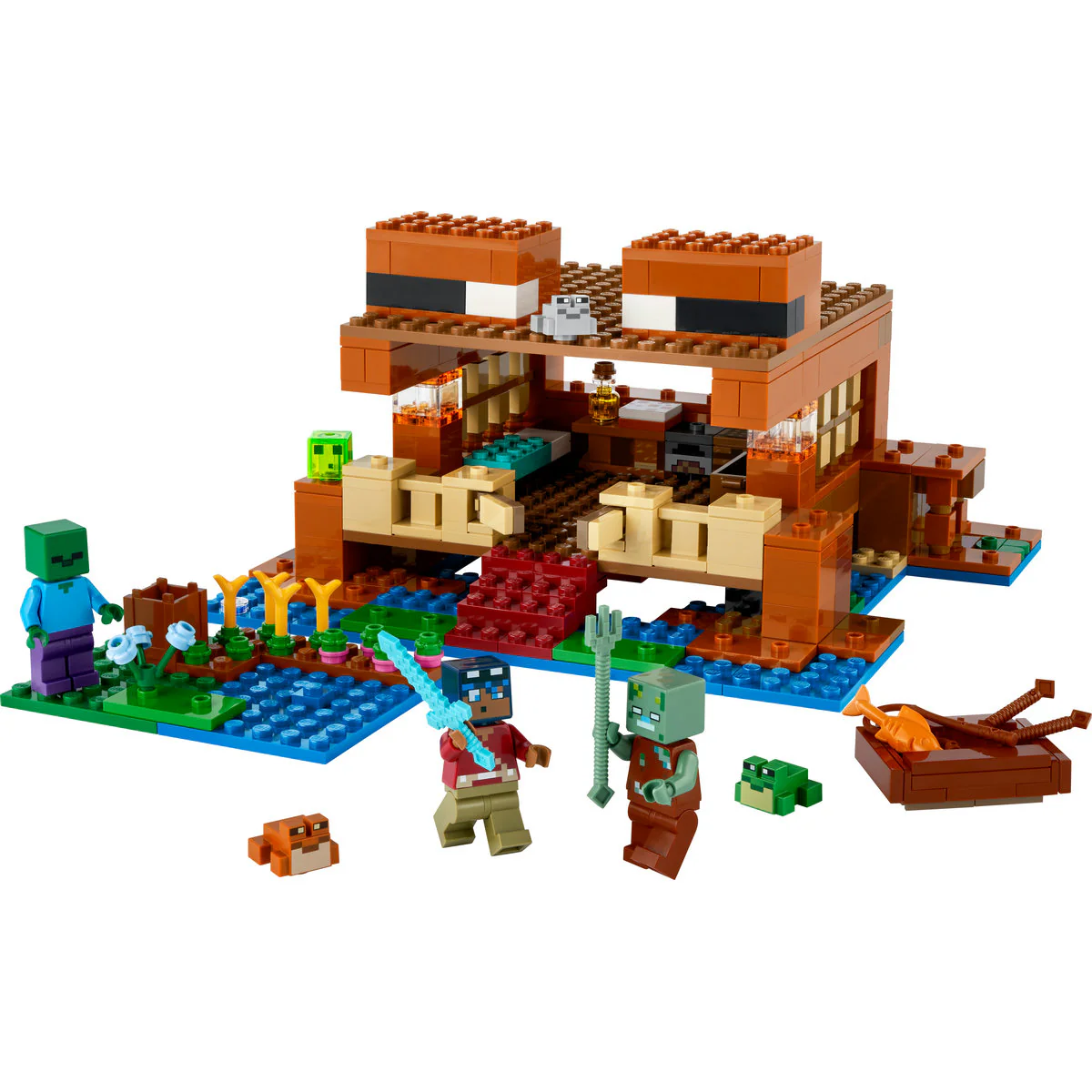 LEGO Minecraft The Frog House Toy with Animals 21256 - Image 5