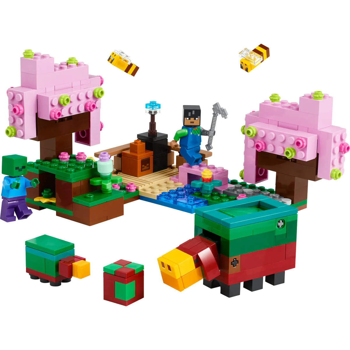 LEGO Minecraft The Cherry Blossom Garden Toy 21260 - Image 5