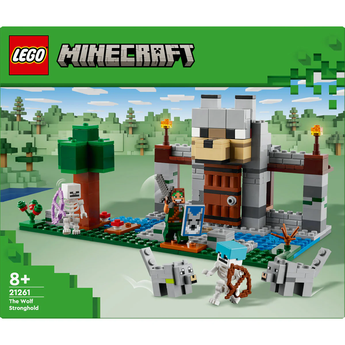 LEGO Minecraft The Wolf Stronghold Toy Set 21261 - Image 2