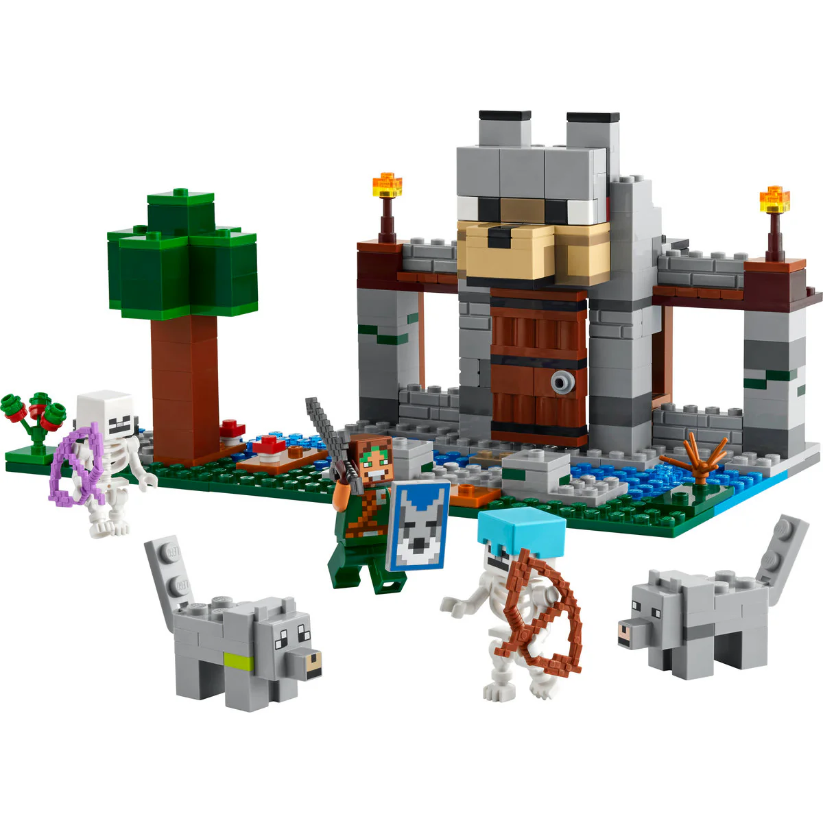 LEGO Minecraft The Wolf Stronghold Toy Set 21261 - Image 5