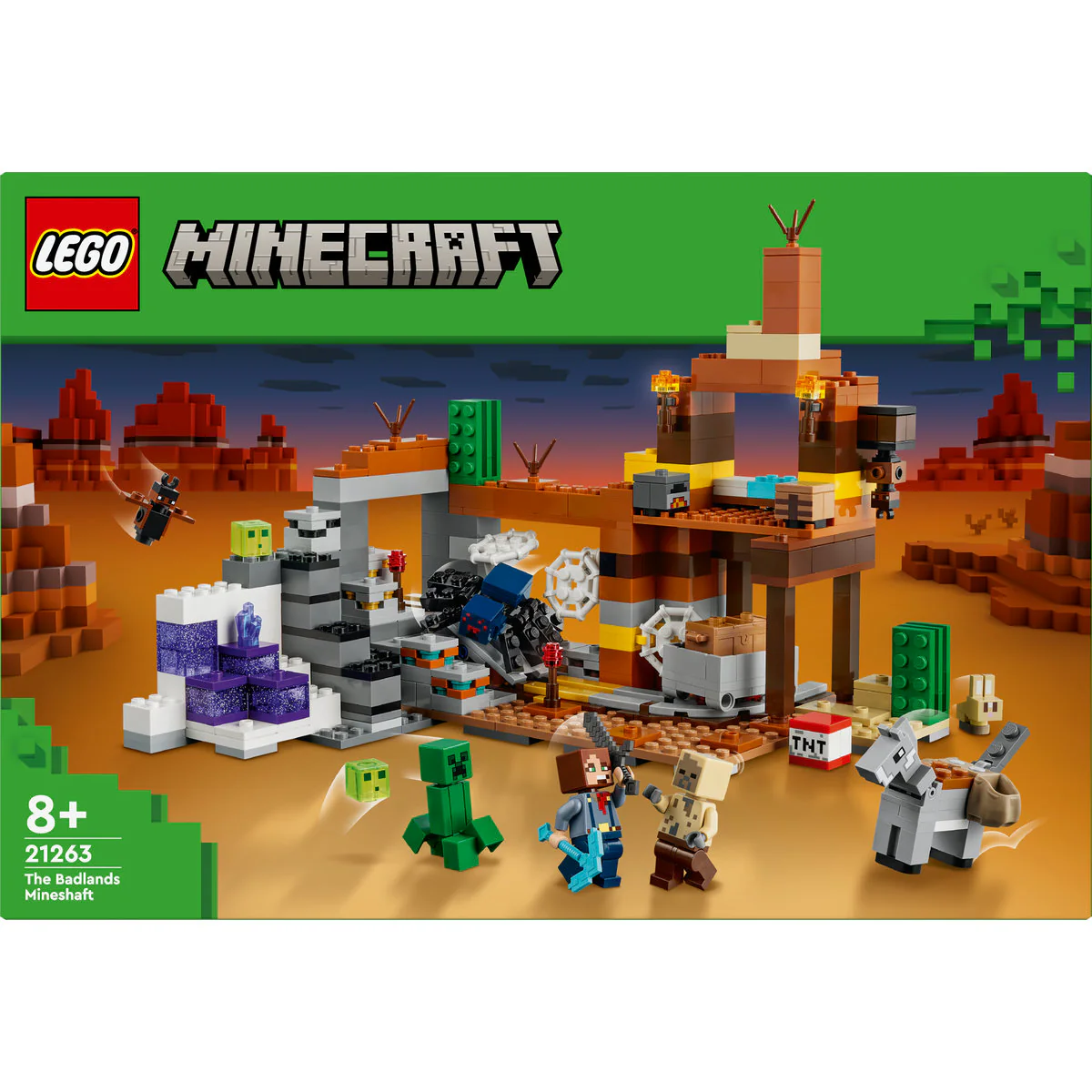 LEGO Minecraft The Badlands Mineshaft Toy Set 21263 - Image 2