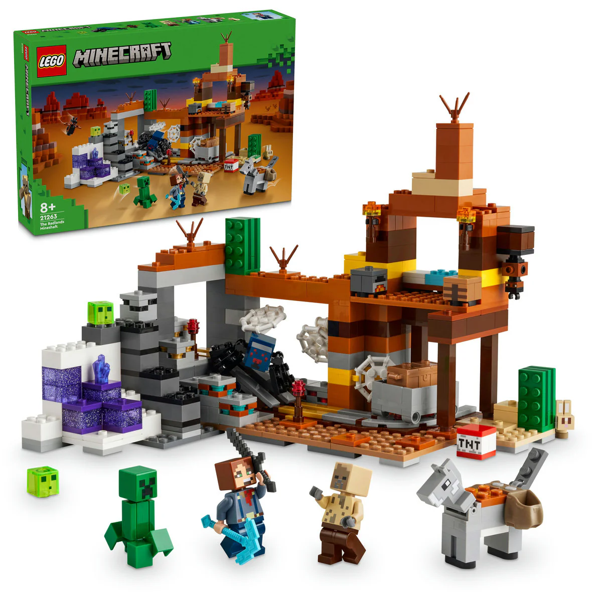 LEGO Minecraft The Badlands Mineshaft Toy Set 21263 - Image 4