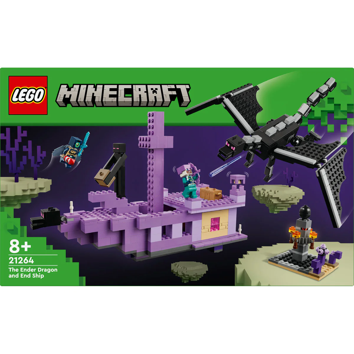 LEGO Minecraft The Ender Dragon and End Ship 21264 - Image 2