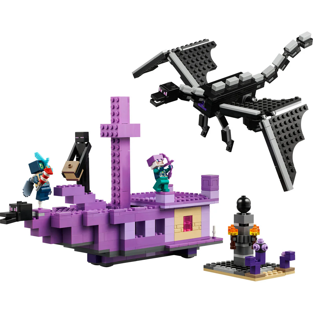 LEGO Minecraft The Ender Dragon and End Ship 21264 - Image 5