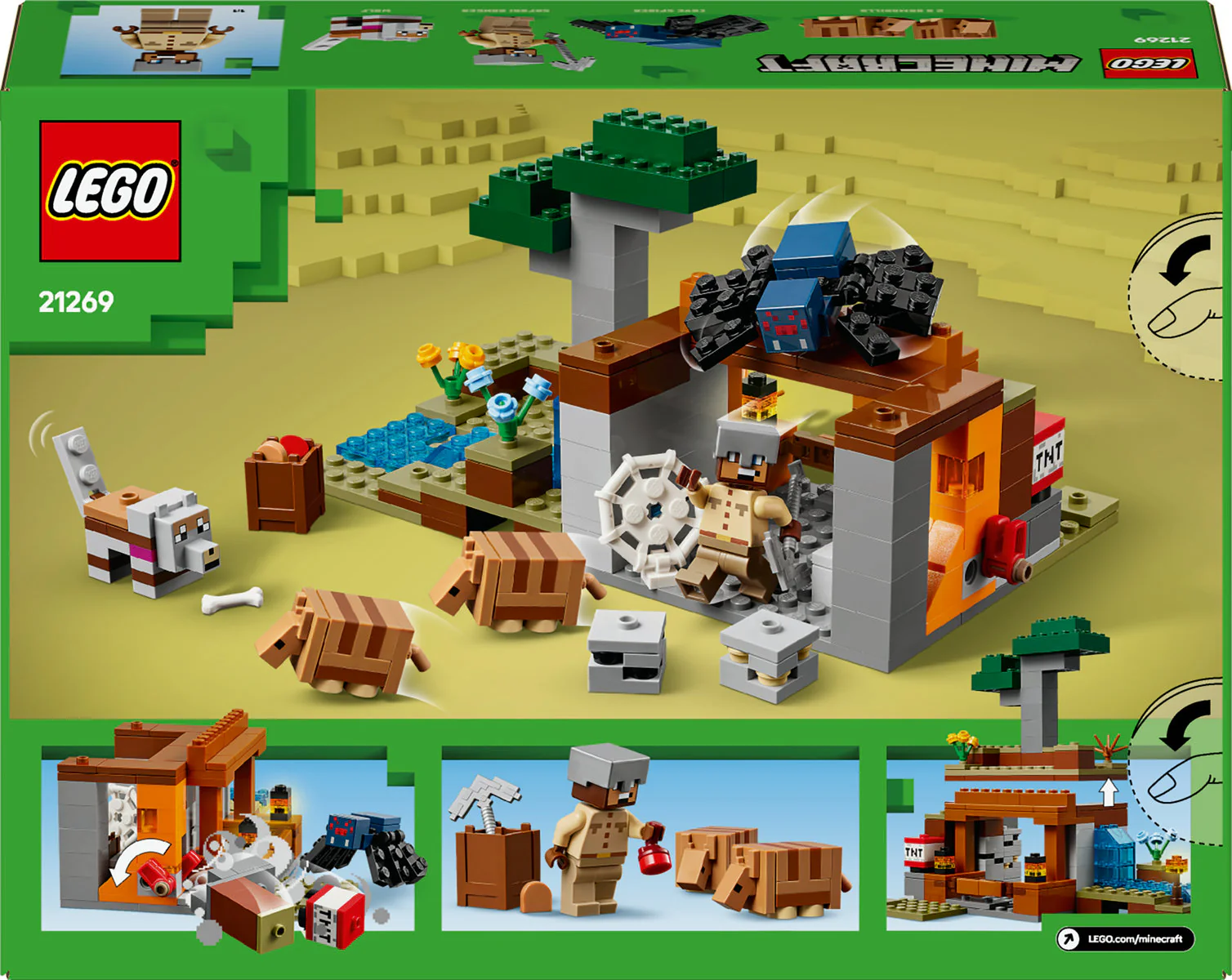 LEGO Minecraft The Armadillo Mine Expedition 21269 - Image 3