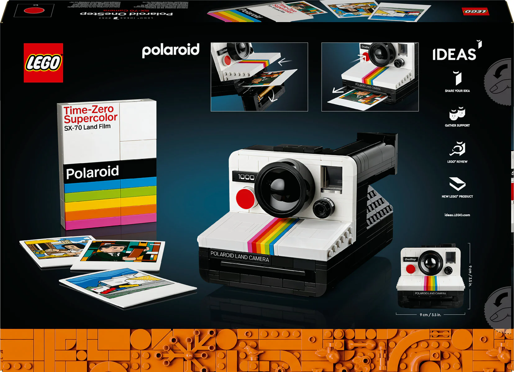 LEGO Ideas Polaroid OneStep SX-70 Camera 21345 - Image 3