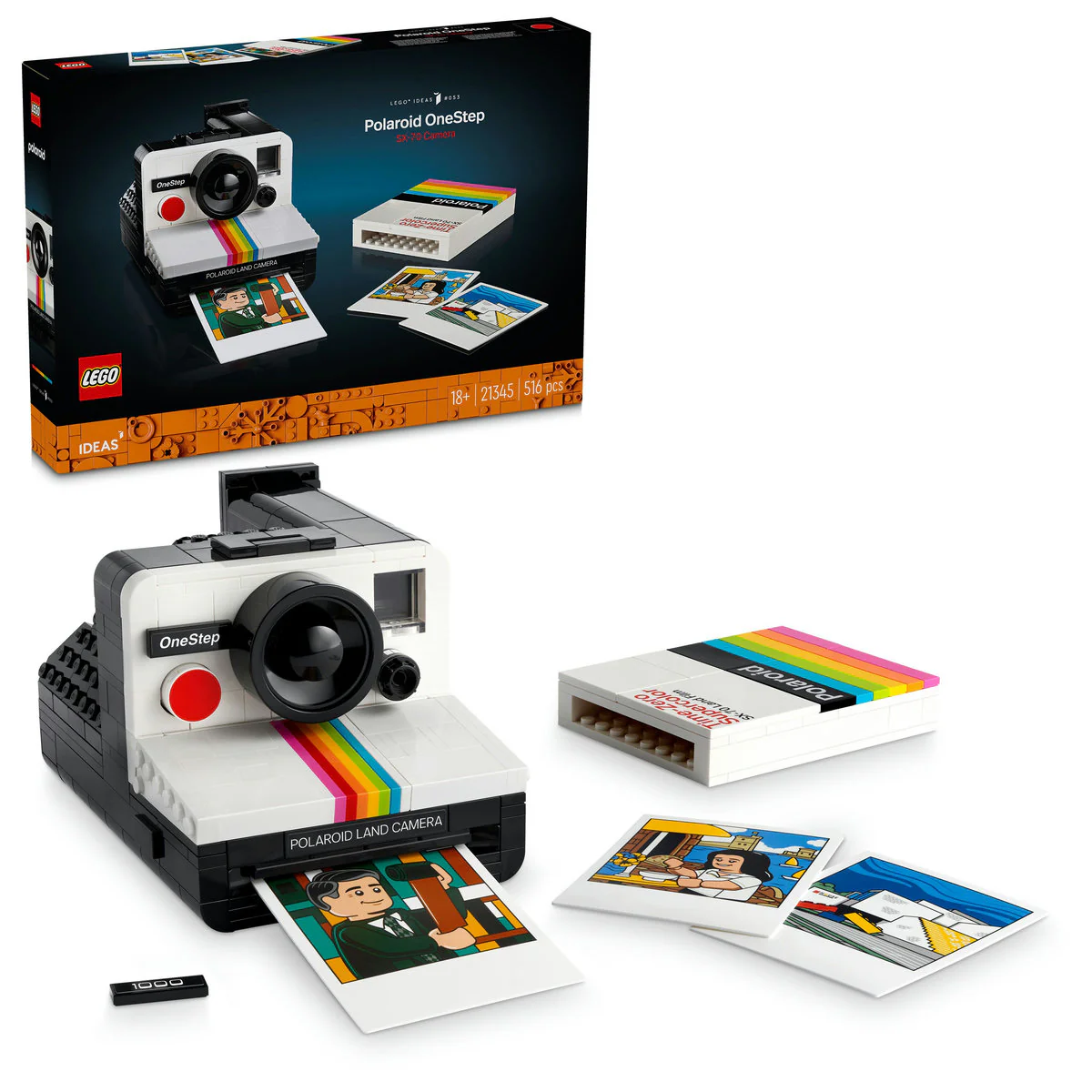 LEGO Ideas Polaroid OneStep SX-70 Camera 21345 - Image 4